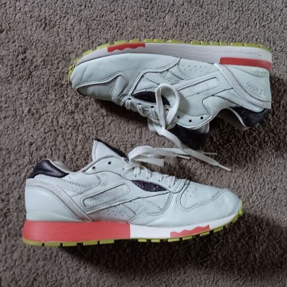 Reebok Classics Women's Rare LX 8500 Sneakers FACE X Stockholm Size 9 PRE-OWNED - Picture 3 of 6